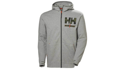 MUNKARUHÁZAT HELLY HANSEN KENSINGTON ZIP HOODIE SZÜRKE/CAMO S